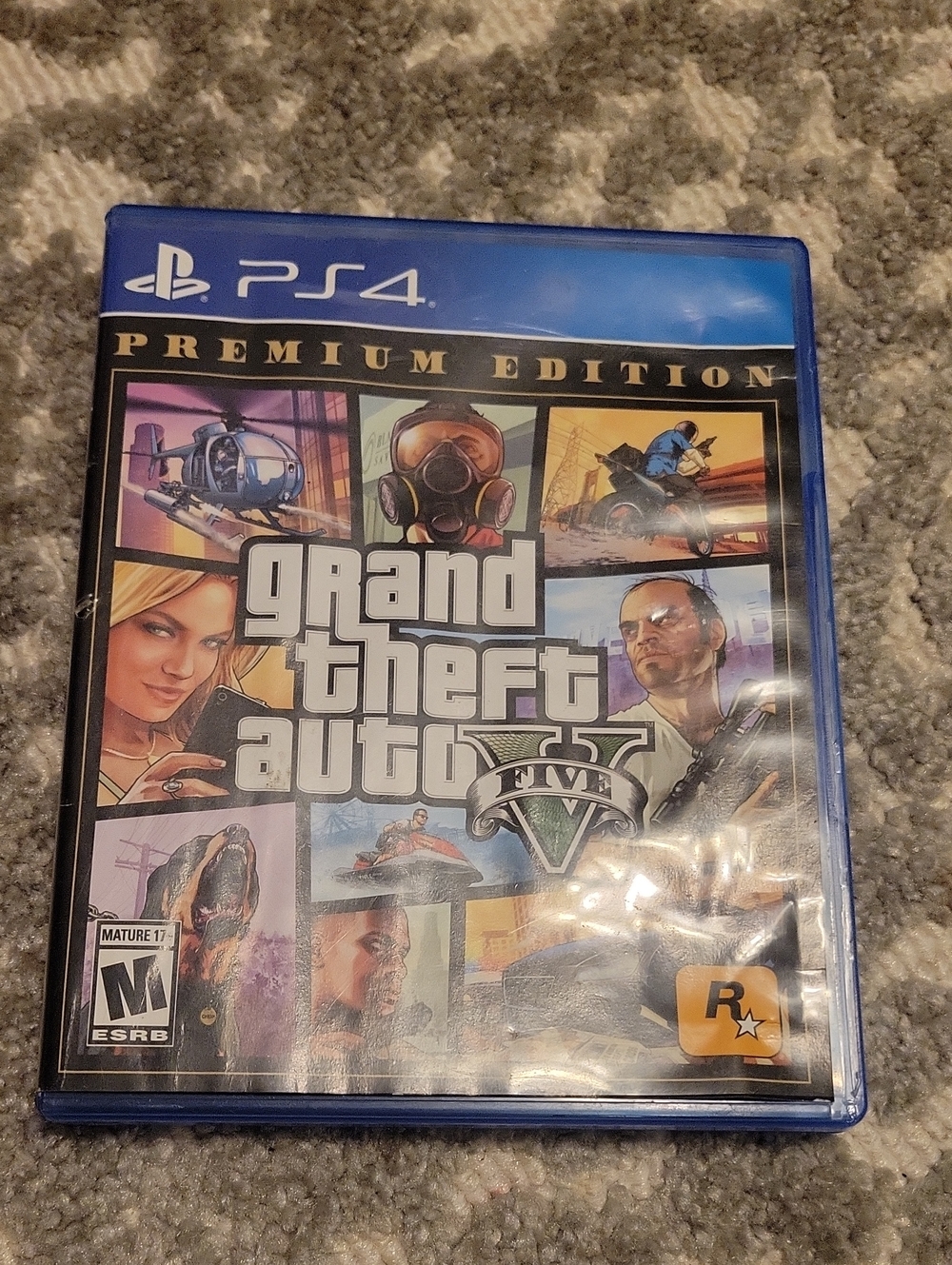 Sony PS4 Grand Theft Auto V Premium Edition - Blue Case